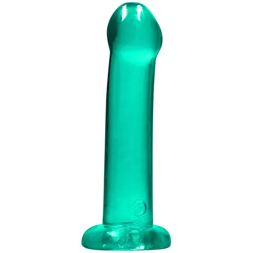 Фалоімітатор RealRock Crystal Clear 6.7" 17 см (зелений)