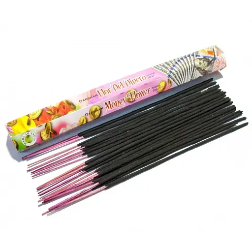 Аромапалички вугільні Darshan Money Flower Грошовий букет 20 шт.