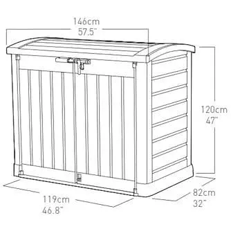 Ящик для інструменту Keter Store-It-Out Arc 1200 л. - фото 6