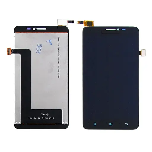Дисплей для Lenovo S850 с черным тачскрином - фото 1