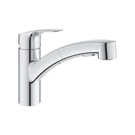 Смеситель для кухни с выдвижным изливом Grohe Eurosmart 30305001 Хром - фото 1