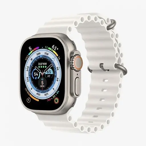 Смарт-годинник Smart Watch HK10 Ultra 3 49 мм з AMOLED Full HD екраном і з 2 додатковими ремінцями в комплекті Білий - фото 4