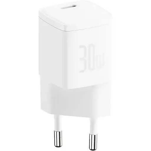 Мережевий зарядний пристрій Baseus Cube Pro Fast Charger 1C 30W EU білий - фото 1