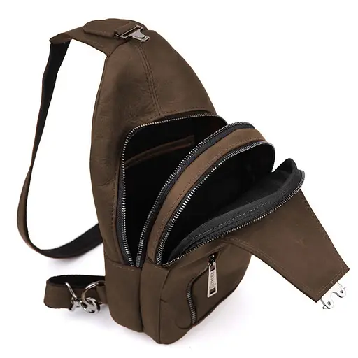 Кожаный мужской рюкзак TARWA 17х7х33,5 см sum0026634 - фото 3