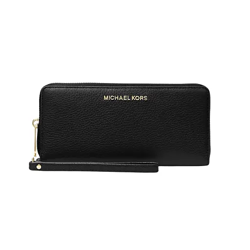 Жіночий шкіряний гаманець MICHAEL KORS (великий, чорний)