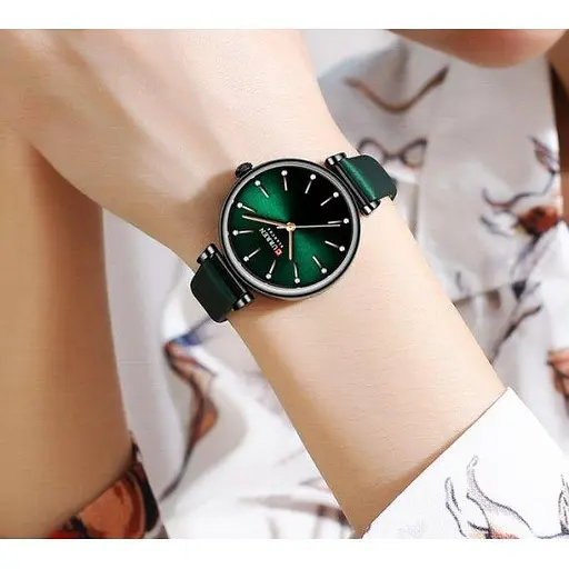Жіночий наручний годинник Curren Grass (Зелений) - фото 6