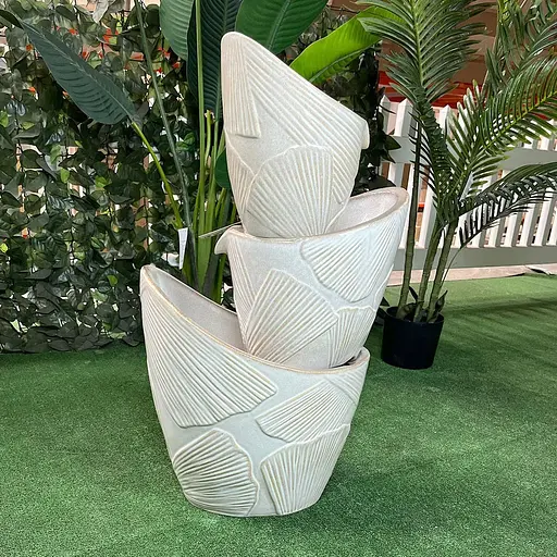 Фонтан Engard декоративний керамічний 71.5 x 41 х 25 см білий - фото 2