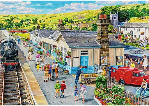 Пазл Trefl Час чаювання: Залізничний вокзал 1000 ел. (10810) - фото 2
