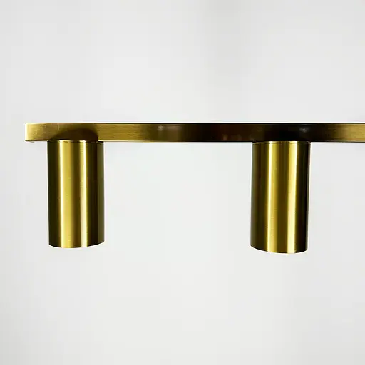 Видовжена латунна люстра Baliko з 5-ма спотами Line.F MJ 119/5 AB - фото 3