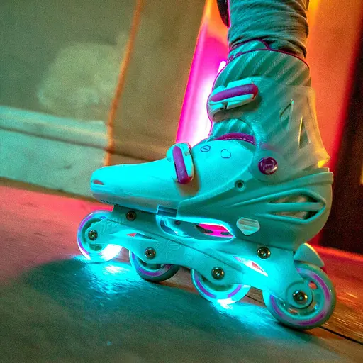 Ролики Neon Combo Skates Размер 34-37 Бирюзовый - фото 4