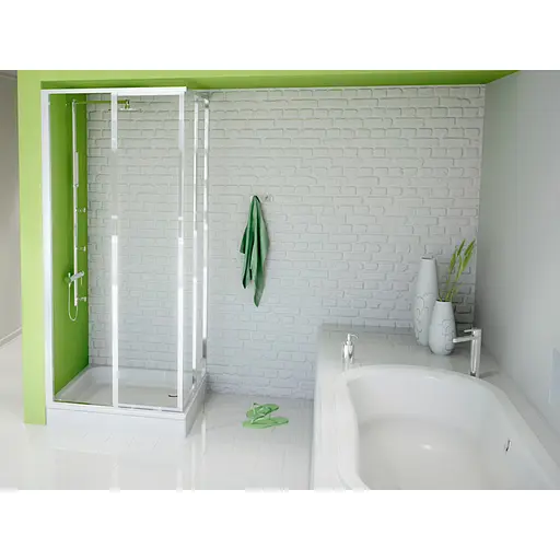 Душовий піддон BLB 80x80 см квадратний CF8012001 білий - фото 2