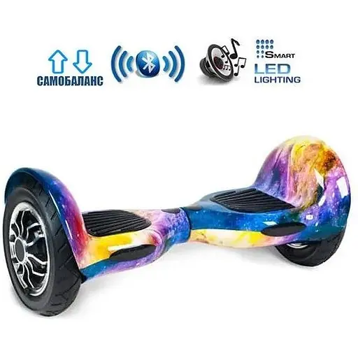 Гіроборд Smart Balance Wheel U10 Pro + Autobalance 10" Галактика  - фото 2