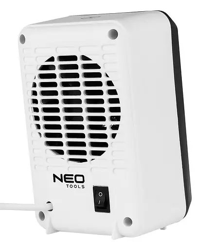 Тепловентилятор Neo Tools електричний настільний 600Вт, термостат, білий - фото 7