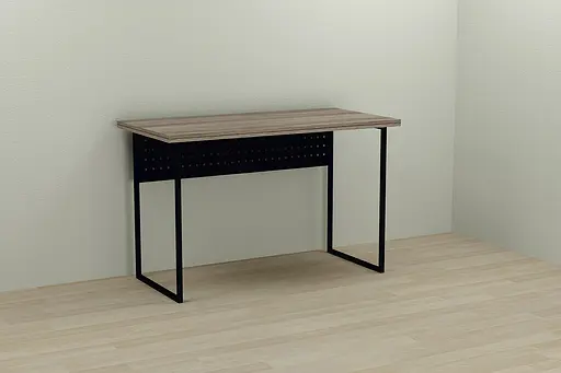 Компьютерный стол Ferrum-decor Майк 75x140x60 черный ДСП Дуб Сонома Трюфель 32мм (FRD-103874)