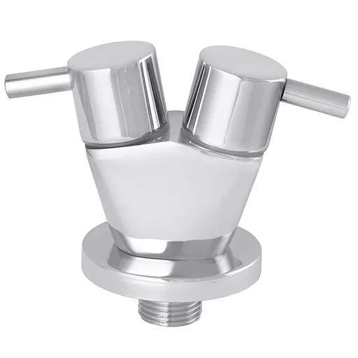 Монокран Zerix LR5398-3 для гігієнічного душа і бачка унітазу LL1560, Хром - фото 2