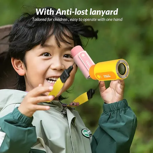 Справжній міні-дитячий монокулярний телескоп Bestrip 2 в 1 зі світлодіодними ліхтариками, що перезаряджаються, 8-кратний зум - фото 6