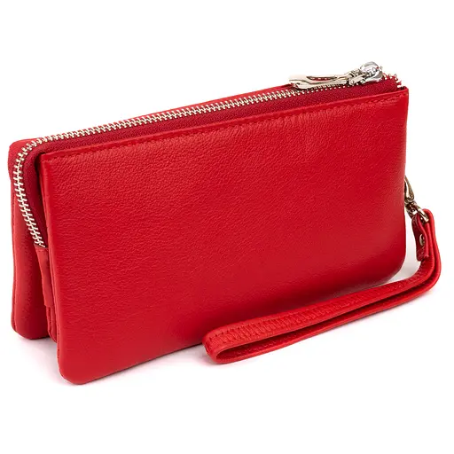 Женский кожаный кошелек-клатч ST Leather 19.2х10х2 см acs0015950 - фото 2