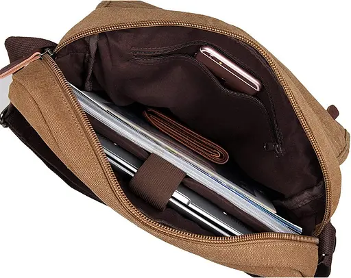 Сумка для ноутбука мужская Vintage 35х28х10 см sum0012413 - фото 7