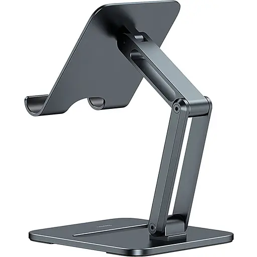 Підставка для планшета Baseus Desktop Biaxial Foldable Metal Stand Gray (LUSZ000113) - фото 2