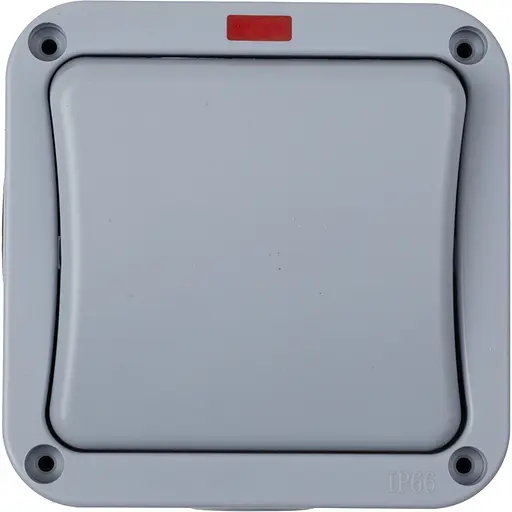 Всепогодный выключатель HiSmart 1 выключатель, IP66, EU - фото 1