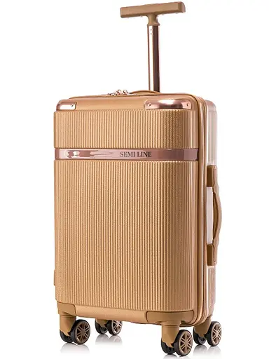Валіза Semi Line 20" (S) Gold (T5667-2) (DAS302654) - фото 1