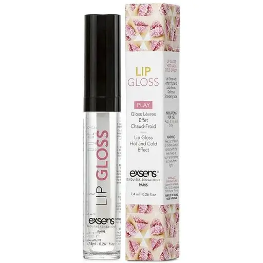 Стимулирующий блеск для губ Exsens Lip Gloss эффект покалывания и холод-тепло 7.4 мл