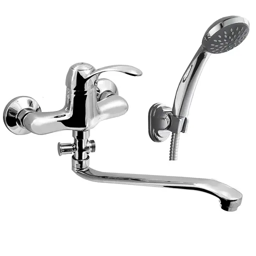 Змішувач для ванни RJ Fortuna хром RBZ018-9A Хром - фото 1