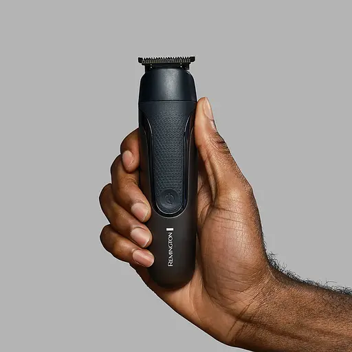 Триммер Remington One, для бороды, усов, головы и тела, носа и ушей, акум., насадок-18, сталь, черный - фото 3