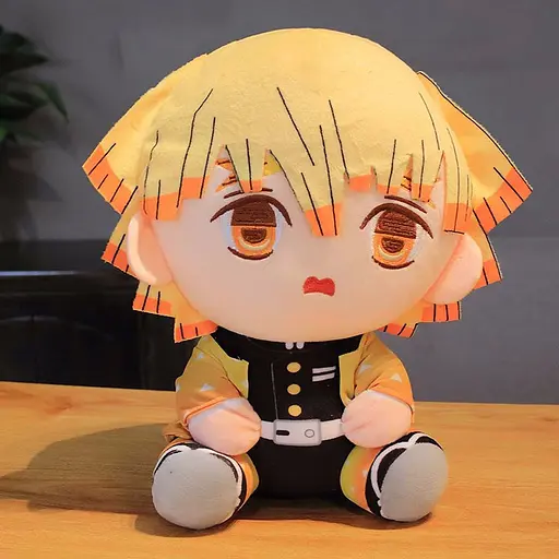 М'яка іграшка Клинок розсікаючий демонів Зіницю Demon Slayer Kimetsu no Yaiba Zenitsu 20 см P DS 24 - фото 3