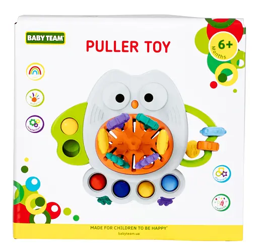 Развивающая игрушка Baby Team Вытягайка разноцветная (8683) - фото 4