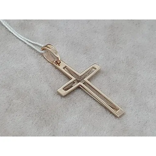 Золотой крестик Tango. 250067 - фото 3