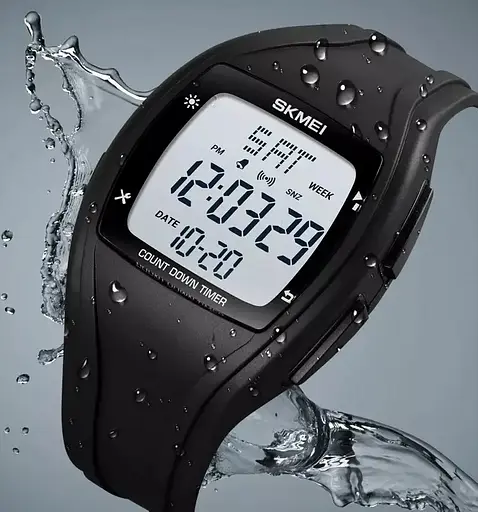 Спортивний наручний годинник Skmei 1610 Чорний - фото 3