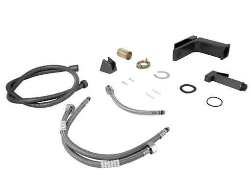 Змішувач для умивальника Qtap Gemini (з гігієнічним душем) Gunmetal Black PVD QTGEM272GMB45692 - фото 6