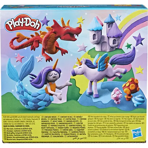 Набір пластиліну Hasbro Play-Doh Bright Rainbow 9 баночок (F7369_F7965) - фото 2