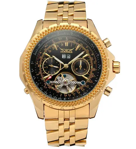 Наручний годинник чоловічий Jaragar Exclusive Gold (408) - фото 4