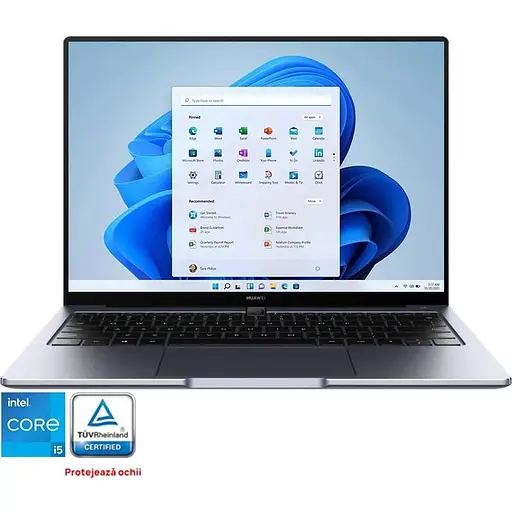 Ноутбук Huawei MateBook 14,i5-1135G7 la 4.20 GHz la 48GHz,2K,16GB,512GB,Windows 11 Home
