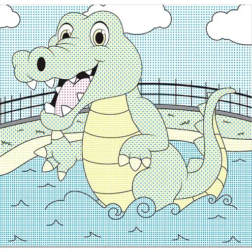 Водные раскраски Волшебная раскраска Зоопарк 756510, 4 картинки - фото 4