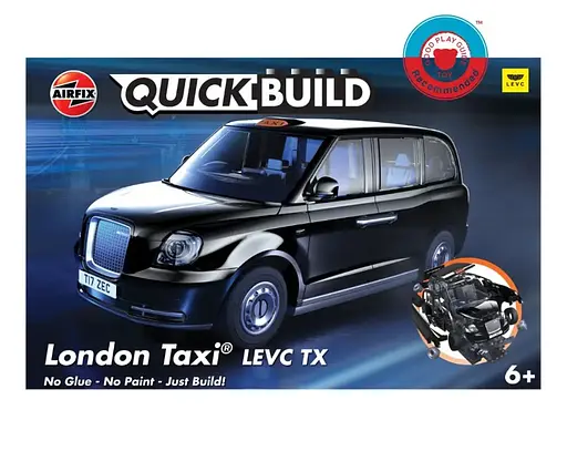 Конструктор Airfix дитячий автомобіль QUICKBUILD London Taxi чорний J6051