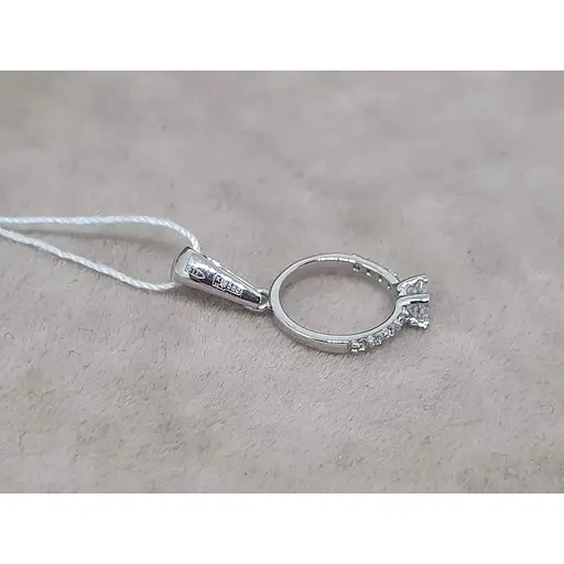 Золота підвіска Favoritum Колечко з фіанітом. 311839_Б/1 - фото 3