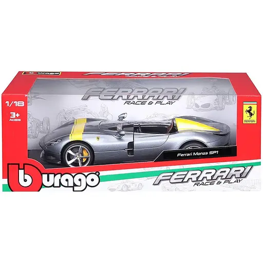 Автомодель Bburago R&P Ferrari Monza SP1, 1:18 (18-16013) - фото 8