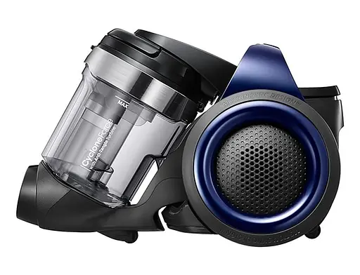 Пылесос Samsung VC05K71F0HB/UK Blue/Black 550 W без мешка Cyclone Force with Anti-tangle Turbine управление на ручке мини-турбощетка щетка 2в1 - фото 4