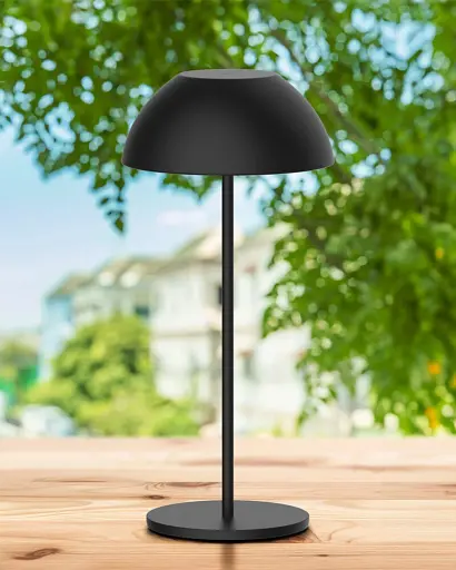 Світильник портативний вуличний Goldlux 329950 Tanzania LED 1x1,8W 2700K 160Lm IP44 чорний - фото 2