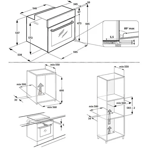 Электрический духовой шкаф Whirlpool AKZ9 6230 IX - фото 10