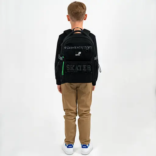 Рюкзак Kite Education 1022 Skater Чорний (K26-1022M-2) - фото 23