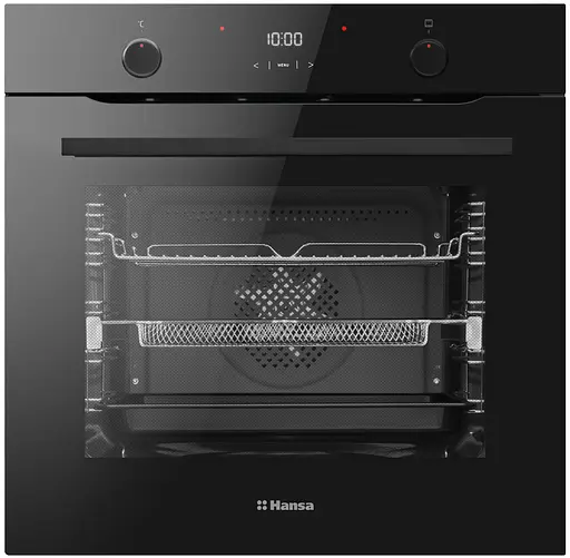 Духовой шкаф электрический Hansa 77 л А дисплей конвекция черный - фото 3