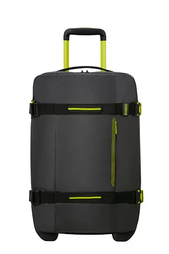 Дорожная Сумка На Колесах American Tourister URBAN TRACK BLACK/LIME 55x35x20 MD1*19201 - фото 2