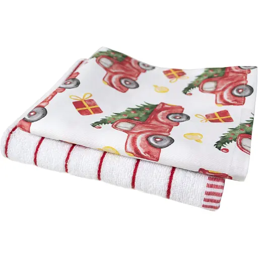 Набір рушників Lotus Home Christmas Express 40х60 см 2 шт. (svt-2000022348225) - фото 3