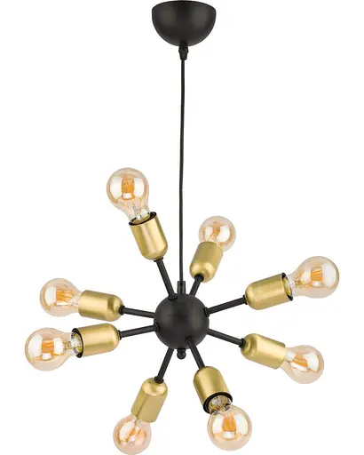 Люстра підвісна TK Lighting 1468 Estrella Black - фото 1