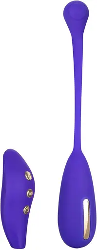 Віброяйце Calexotics Estim Remote Kegel, 7.5 см (синій) - фото 1