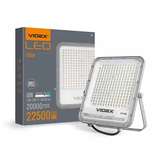 LED прожектор VIDEX PREMIUM F2 150W 5000K - фото 1
